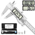 Digital Caliper Measuring Tool, 6 Inch Stainless Steel Vernier Caliper Digital Micrometer with Large LCD Screen, Auto-Off Feature, Easy Switch fro...