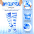 2 Pairs Sports Socks Unisex over the Calf Crew Socks Soft Cotton Soccer Socks Multisport Tube Socks for Youth Women (Blue,Tie Dye)...