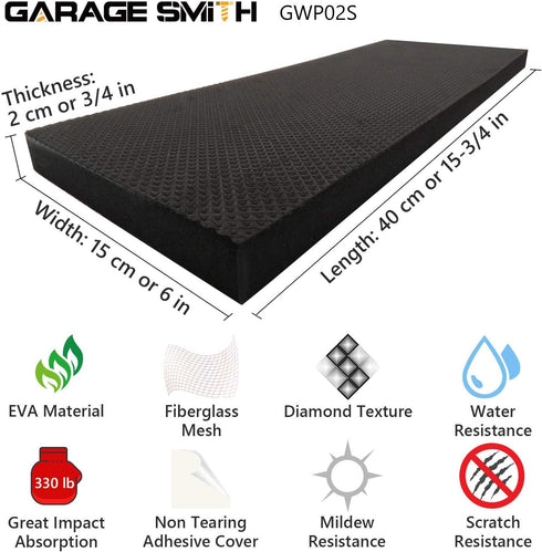 Ampulla GWP02S Garage Wall Protector Car Door Protectors, Designed in Germany (4-Pack)...