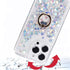 Glitter Case with Ring Holder Compatible with iPhone 13 Pro Max Glitter Case Clear Ring Holder Kickstand Soft TPU Rubber Bumper Bling Girly Women ...