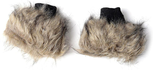 Shop LC Faux Fur Scarf for Women Neck Wrap with Boot Cuffs 100% Polyester Winter Accessories Birthday Gifts...