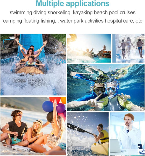 BIAJIYA Waterproof phone pouch?Water for Cell phone Case Compatible with iPhone 15ProMax/14/13/12/11/XR/X/SE/8/7/Galaxy,IPX8 Cellphone Dry Bag Bea...