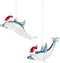 Gallerie II Santa Dolphin Christmas Xmas Ornament A2 Multi...