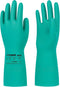 LANON 3 Pairs Nitrile Chemical Resistant Gloves, Reusable Heavy-Duty Rubber Gloves, Acid, Alkali & Oil Protection, Non-Slip, Large...