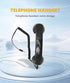 Jiawu Vintage Retro Telephone Handset, Cell Phone Receiver MIC Microphone Speaker for Cellphone, Smartphone and Computers, Old Telephone Headse wi...
