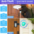 Anti-Theft Doorbell Door Mount,No-Drill Mounting Bracket for Video Doorbell Cover Holder Not Block Doorbell Sensor...