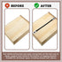 6 Set Drawer Repair Kit Drawer Support Brackets includes Screws for Reinforcing and Repairing Broken Sagging Wood Drawers Furniture Hardware Acces...