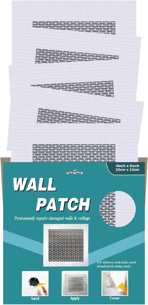 Drywall Patch, 4x4 in, 5 Pcs, Wall Patch Repair Kit, (4x4-5P)...