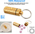 27 Pieces Christmas Pill Container Waterproof Pill Case Aluminum Pill Holders Aluminum Pill Case Keychain Pill Bottles with Keychain for Daily Use...