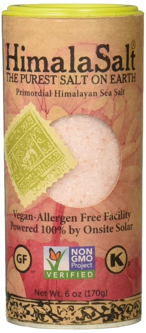 HimalaSalt Primordial Himalayan Sea Salt, Fine Grain Shaker, 6 Ounce...