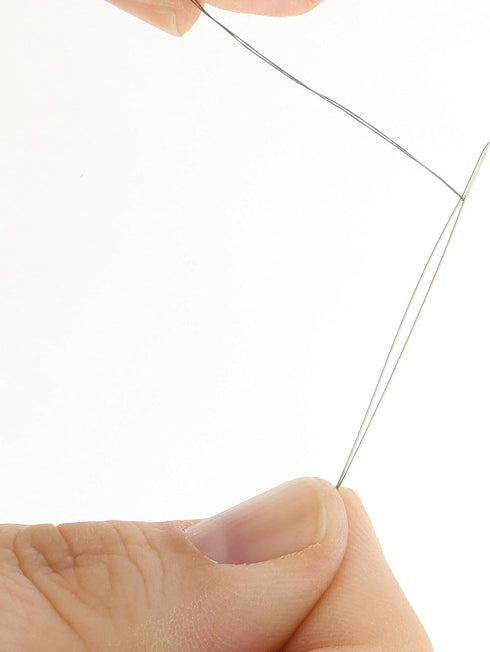 The Beadsmith Big Eye Beading Needles, 2.125 inches, 4 per card, Sharp Points, Use for General Sewing, Weaving and Embroidery, Very Easy to Thread...