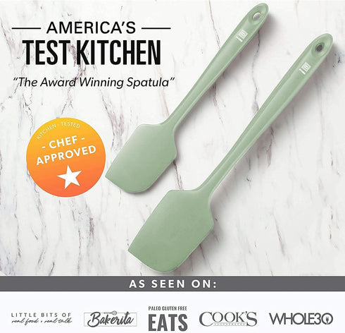 DI ORO Silicone Spatula - 600°F Heat-Resistant Rubber Kitchen Spatula for Baking, Scraping, & Mixing - BPA Free Nonstick Cookware Safe Flexible Ut...