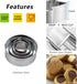 20 Pcs MINI Geometric Metal Cookie Cutters Set Fun Stainless Steel Biscuit Molds (Rectangular, Oval, Round, Square, Triangle) for Kitchen, Baking&...