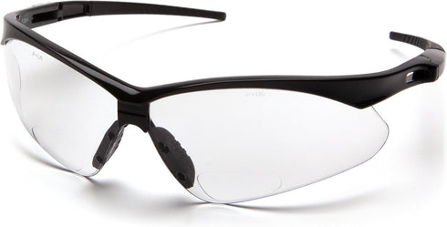 Pyramex Safety PMXTREME Readers Bifocal Safety Glasses Eye Protection Clear +2.5 Bifocal Lens Includes Cord...