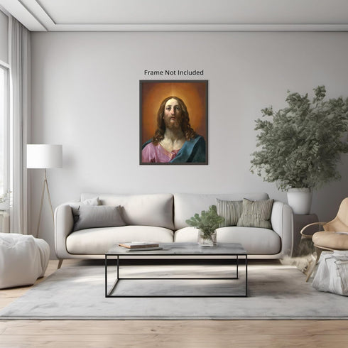 Posterizer 1 pcs-Bust of Christ c. 1624 painting poster-Religious Posters-Gifts for Christians -Decor for Church, Sunday School Classroom- unframe...