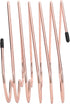 Rose Gold File Organizer School Supplies Desk Book Storage Rack Telescopic Files Folder Stand Organizer Craft Supplies Decorationrose Gold Rose Go...