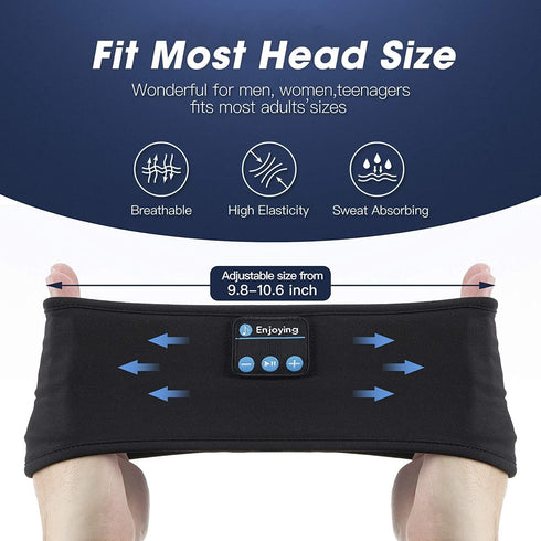 Sleep Headphones Wireless, Bluetooth Sports Headband Headphones with Ultra-Thin HD Stereo Speakers, Unisex, Perfect for Sleeping,Workout,Jogging,Y...
