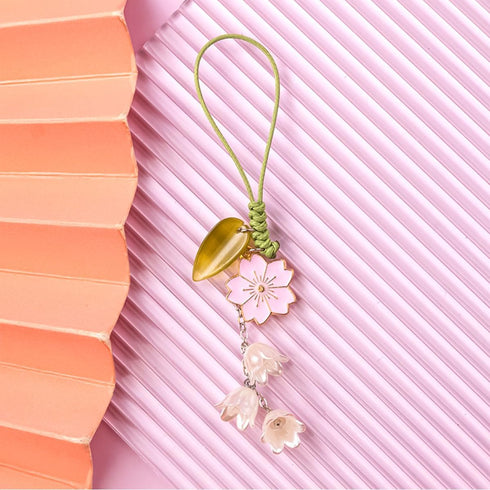 3 Pcs Tulip Flower Mobile Phone Pendant, Decorative Charms for Cellular Telephones, Suitable for Keychain, Backpack, Wallet Decoration...