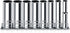 1/4 Inch Drive Socket Set - 8 Piece Metric 12-Point Deep Socket Set (6mm, 7mm, 8mm, 9mm, 10mm, 11mm, 12mm, 13mm)- Cr-V Steel with Sturdy Holder - ...