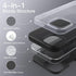 JETech Silicone Case for iPhone 14 6.1-Inch, Silky-Soft Touch Full-Body Protective Phone Case, Shockproof Cover with Microfiber Lining (Black)...