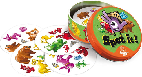 Zygomatic Spot It! Super Pack - 2 Fun Editions Bundle with 123 & Animals Jr. Game for Ages 4+, 2-8 Players...