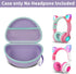 Headphone Case for Riwbox CT-7 Pink/for Jack CT-7S Cat Green 3.5mm/ for iClever IC-HS01/for Picun/for FosPower Bluetooth Wireless Over-Ear Headpho...