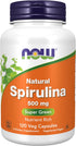 NOW Supplements, Natural Spirulina 500 mg with Beta-Carotene (Vitamin A) and Vitamin B-12, and naturally occurring Protein and GLA (Gamma Linoleni...