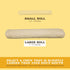 Better Belly Highly Digestible Rawhide Dental Chews, Treat Your Dog to a Chew with NO Artificial Colors or Flavors 4 Count (Pack of 1)...