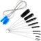 11pcs Long Pipe Cleaner Set, Flexible Drain Brush, Flexible Long Drain Brush Extra Long Flexible Tube Cleaning Brush Fridge Cleaning Tool for Clea...