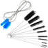 11pcs Long Pipe Cleaner Set, Flexible Drain Brush, Flexible Long Drain Brush Extra Long Flexible Tube Cleaning Brush Fridge Cleaning Tool for Clea...