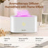 Flame Humidifiers for Home, 180ml Aromatherapy Diffuser, 7 Colors of Flame Light and Auto-Off Function, 2 Brightness Modes Small Humidifier, Suita...