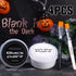 BOBISUKA Blank in the Dark Black + White Oil Face Body Paint Set, Large Capacity Professional Paint Palette Kit with Brushes for Art Theater Hallo...