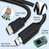 USB3.0 to HDMI Converter Cable 1.5M with Chip 1080P Full HD USB2.0/3.0 Audio Video Adapter Male 2 Male for HDTV Projector Laptop...