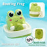 Wind-up Boating Frog Bath Toy with Spin Propeller, No Battery Mold-Free Anti-Rust Interactive Montessori Toy for Kids...
