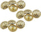 RECHERE 12 PCS Floral Pattern Openwork Metal Shank Buttons Craft for DIYS Sewing Embellishment (Gold,18mm)...