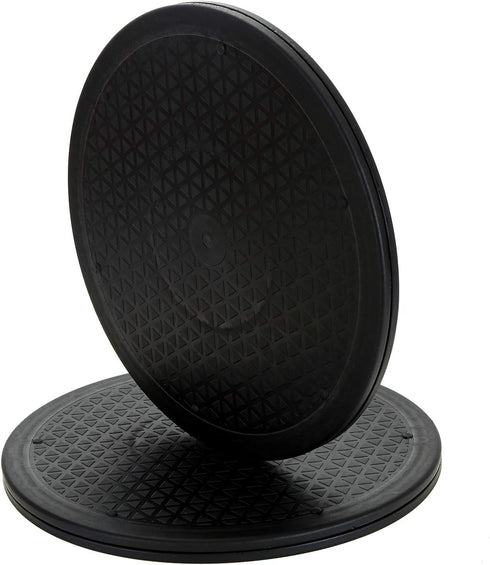 Lawei 2 Pack 12 inch Heavy Duty Rotating Swivel Stand with Steel Ball Bearings - Lazy Susan Turntable for Flat Panel Monitors, TV's, Potted Plants...