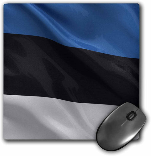 3dRose Flag of Estonia Waving in The Wind Mouse Pad (mp_180279_1)...