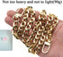 HAHIYO Purse Chain Strap 23.6 inches SPOT-ON Gold Shoulder Cross Body Sling Purse Handbag Clutch Replacement Comfortable Flat 0.4' Wide Enough 2.4...