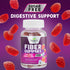 Sugar Free Fiber Gummies for Adults, Daily Prebiotic Fiber Supplement & Digestive Health Support - Supports Regularity & Digestive Health, Nature'...