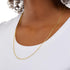 Amazon Essentials 14K Gold Plated Paperclip Chain Necklace...