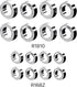 Jetwood RC Car Ball Bearing Set (R1810 & R168Z), Spare Parts for RC Truck, Remote Control Car...