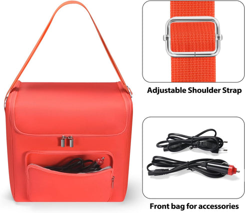 Case for Mini Fridge,Case Compatible with Portable Car Refrigerator/Makeup Fridge,Protective Case Suitable for Mini Portable Compact for Bedroom,O...