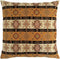 22 x 22 Inches Large Throw Pillow Covers Mustard Yellow and Cream Kilim Pattern - Decorative Diwan Pillows, Boho Room Decor for Couch, Bohemian Ou...