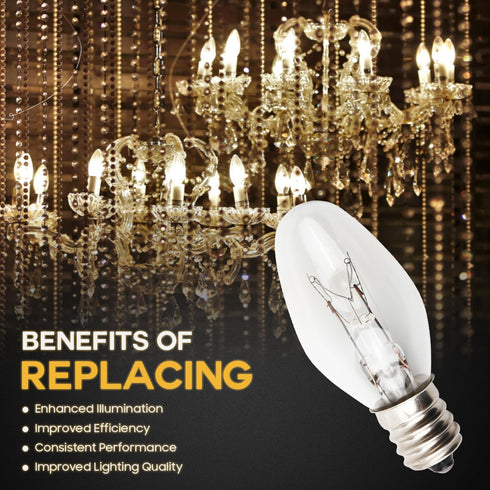 Seentech Ultra Durable 22002263 10W 120V Light Bulb - Perfect Replacement for Whirlpool, Kenmore, KitchenAid – Compatible with WP22002263, 3406124...