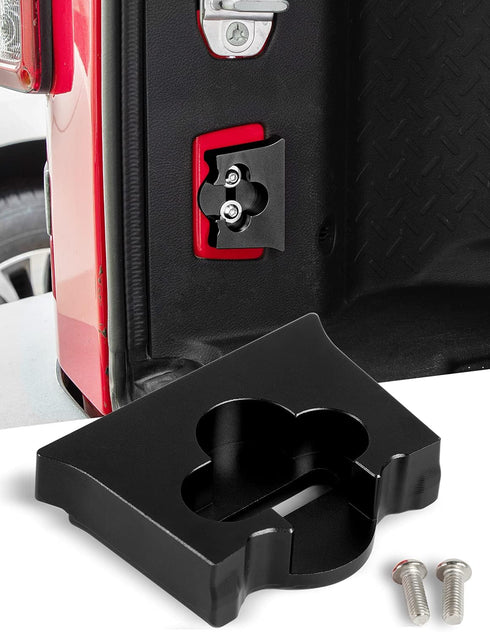 Savadicar TL01 Tailgate Limiter, Aluminum Alloy Rear Trunk Door Latch, Tail Gate Stopper for 2007-2018 Jeep Wrangler JK JKU 2-Door & 4 Door, Tailg...