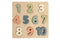 Pearhead Wooden 123 Numbers Puzzle, Colorful Preschool Counting Toy, Interactive Montessori Educational Learning Board, Gender Neutral Modern Baby...
