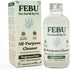 FEBU All Purpose Cleaner, Fragrance Free, 1oz | Powerful Natural Cleaner Concentrate With Essential Oils | Makes 48 Fl Oz of Multipurpose Cleaner ...