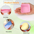24 pcs Silicone Cupcake Baking Cups Dulinkas Reusable Cupcake Liners Non-Stick Baking Muffin Liners Mold Pastry Cake Molds 3 Shapes Multicolor for...