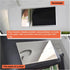 2 PCS Car Sun Visor Mirror, Stainless Steel Sun-Shading Cosmetic Mirror for Wife Girlfriend, 5.91"×3.15" Seatback Makeup Mirror Stick on Car Vanit...