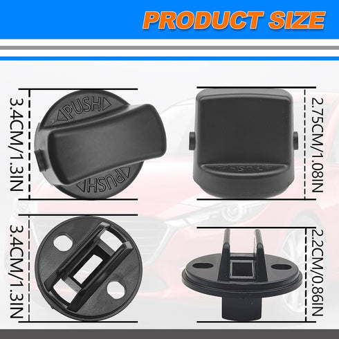 Ignition Key Knob Push Turn Switch Compatible with 2007-2015 Mazda CX-9 2006-2007 Mazda 6 2007-2011 CX7 Replaces# D461-66-141A-02 D6Y1-76-142 D461...